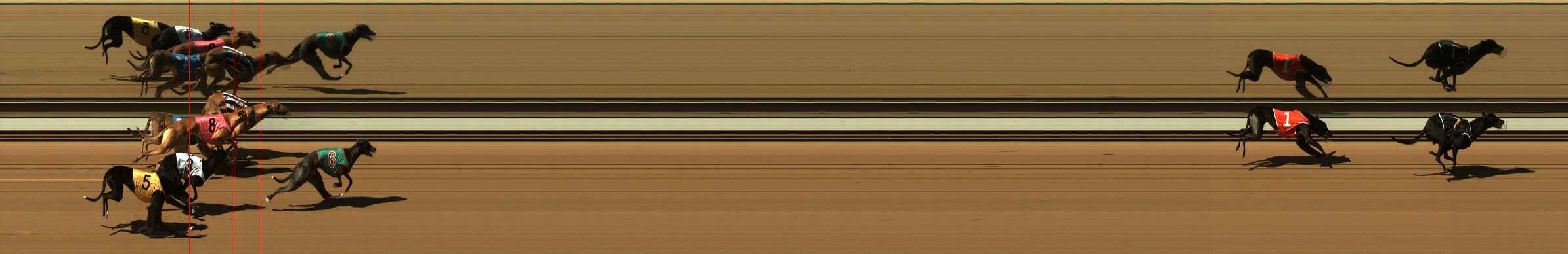 Race result finish photo